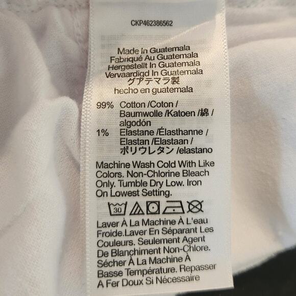 NWOT J. Crew High Waisted Raw Hemline Denim Shorts White 27 - Picture 4 of 4